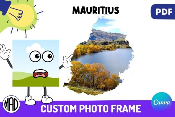 Download Mauritius Map Canva Photo Frame in PDF - Canva photo frame Collection