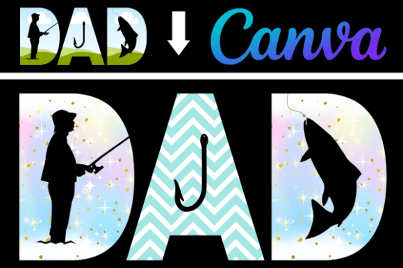 Download Fishing Dad Canva Frame Template - Canva frame template Collection