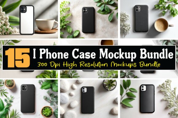 Download IPhone Case Mockup Bundle 37 - Mockup bundle Collection