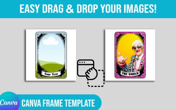 Download Tarot Card Editable Canva Frame Template - Canva frame template Collection
