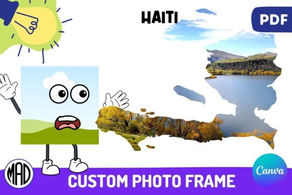 Download Haiti Map Canva Photo Frame in PDF - Canva photo frame Collection