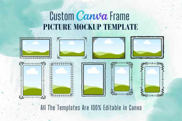 Download Canva Picture Frame Mockup Template - Canva picture frame Collection