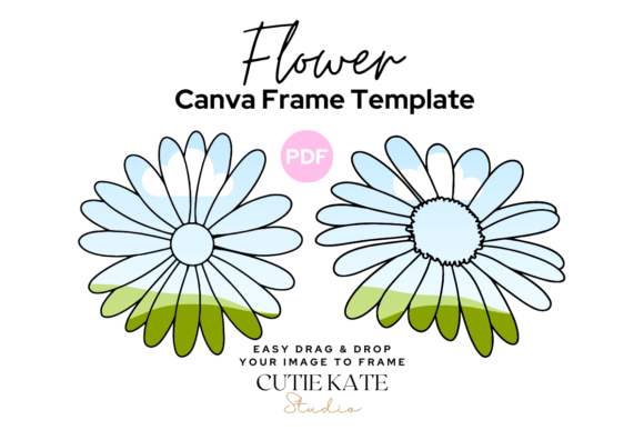 Download Canva Frame Template, Flower Template - Canva frame template Collection