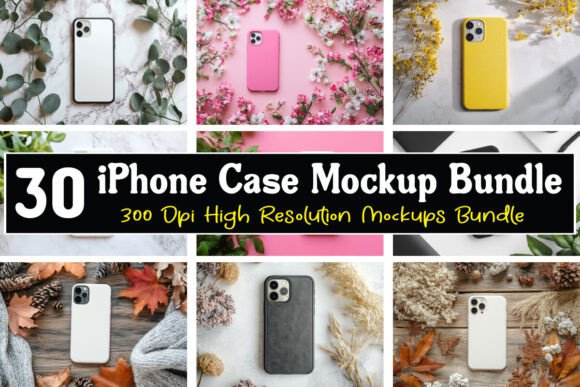 Download IPhone Case Mockup Bundle 19 - Mockup bundle Collection