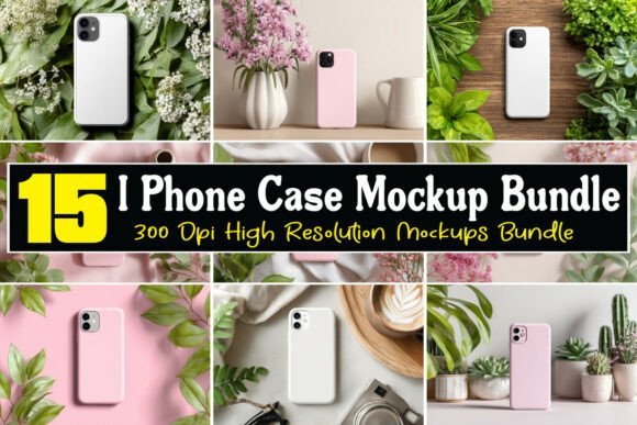 Download IPhone Case Mockup Bundle 36 - Mockup bundle Collection