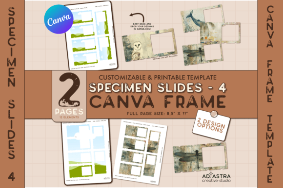 Download CANVA FRAME TEMPLATE / Specimen Slides 4 - Canva frame template Collection