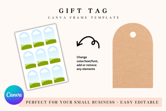 Download Canva Frame Template, Gift Tag Template - Canva frame template Collection