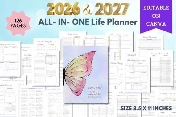 Download 2026-2027 All-in-one Life Planner - Life planner Collection