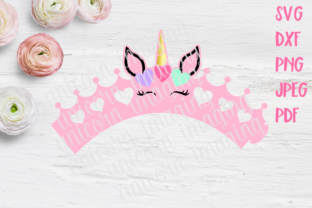 Download Unicorn Princess Cupcake Wrapper Template - Premium Resources